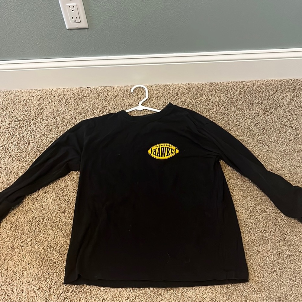 Size small black University of Iowa long sleeve t-shirt
